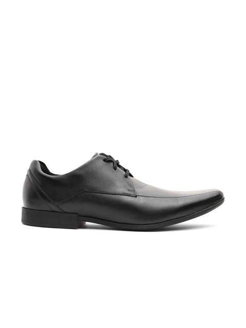 

Clarks Men Black Leather Derbys