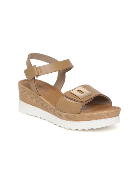 

Wet Blue Women Beige Solid Sandals