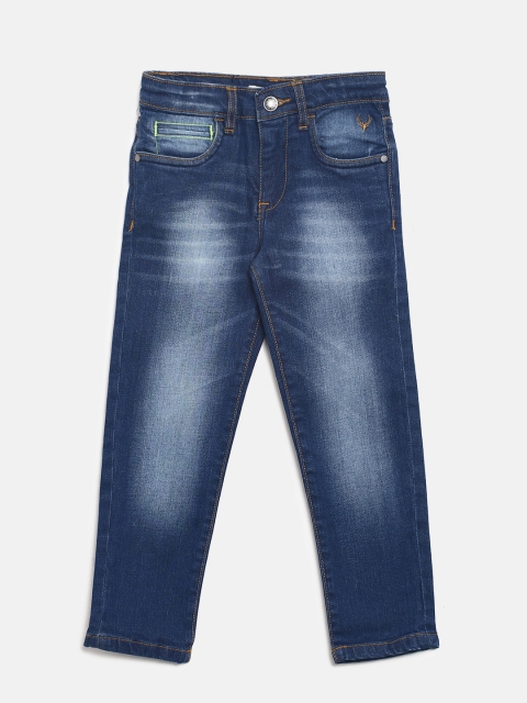 

Allen Solly Junior Boys Blue Slim Fit Mid-Rise Clean Look Jeans