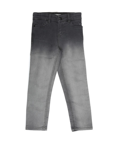 

Allen Solly Junior Boys Grey Slim Fit Mid-Rise Clean Look Jeans