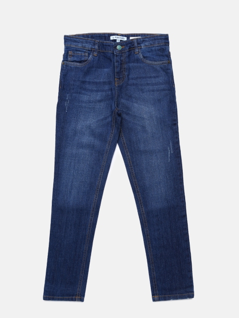 

Allen Solly Junior Boys Blue Slim Fit Mid-Rise Clean Look Jeans