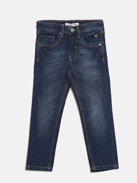 

Allen Solly Junior Boys Blue Slim Fit Mid-Rise Clean Look Jeans