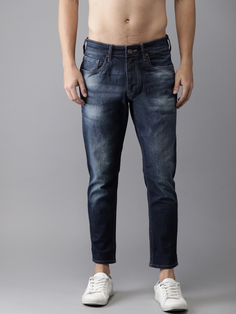 

Moda Rapido Men Blue Skinny Fit Mid-Rise Cropped Clean Look Stretchable Jeans
