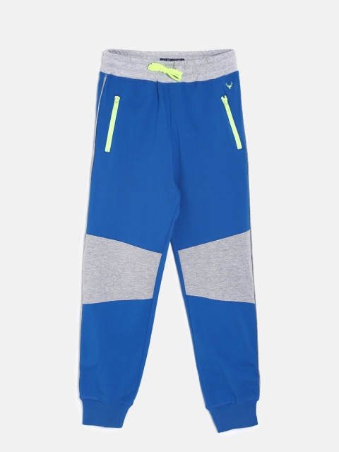 

Allen Solly Junior Boys Blue Regular Fit Solid Joggers
