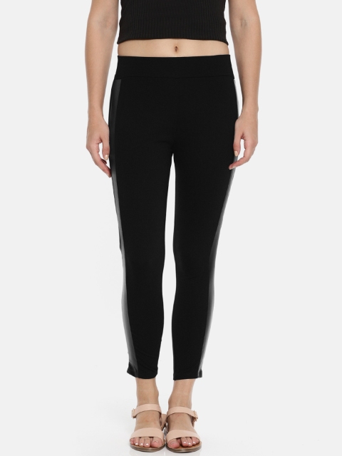 

Ginger by Lifestyle Women Black Regular Fit Solid Trousers