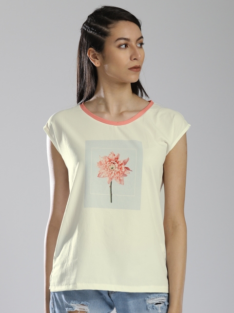 

Bossini Women White Printed Top