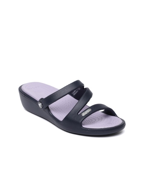 

Crocs Women Navy Blue Solid Sandals