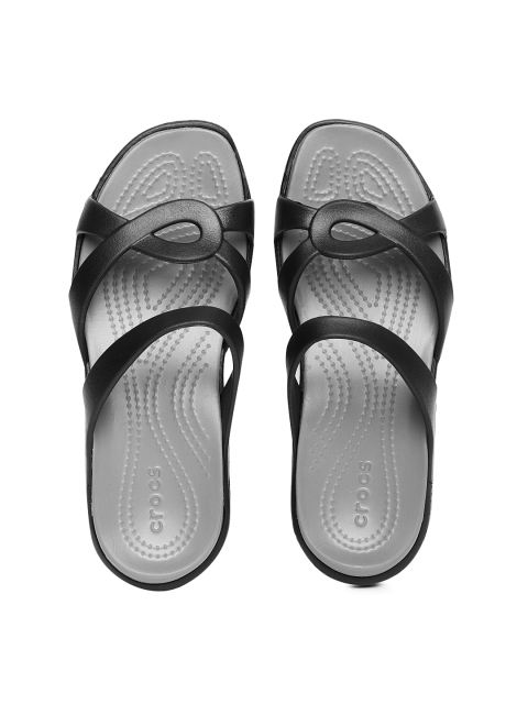

Crocs Women Black Solid Open Toe Flats