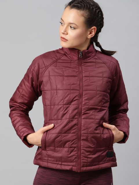 

HRX by Hrithik Roshan Women Burgundy Light Athleisure Jackets