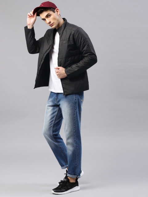 

HRX by Hrithik Roshan Men Black Solid Padded Jacket