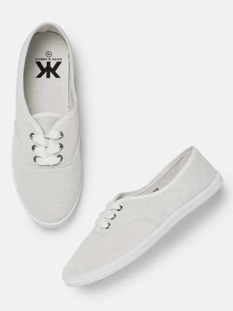 

Kook N Keech Women White Sneakers