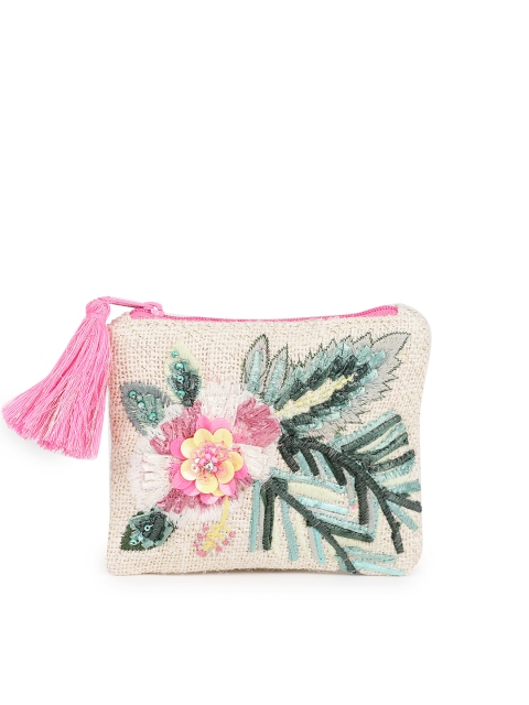 

Accessorize Multicoloured Embroidered Clutch, Multi