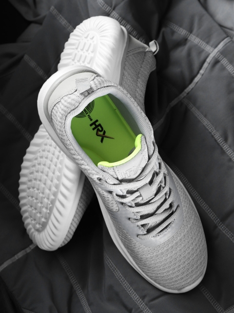 

HRX by Hrithik Roshan Women Grey Solid Running Shoes
