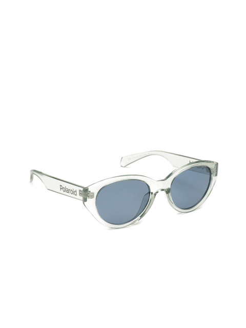

Polaroid Unisex Blue Oval Sunglasses PLD 6051/G/S KB7 52C3