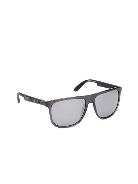 

Carrera Unisex CARRERA 5003 6Z9 58SF Square Mirrored Sunglasses, Grey