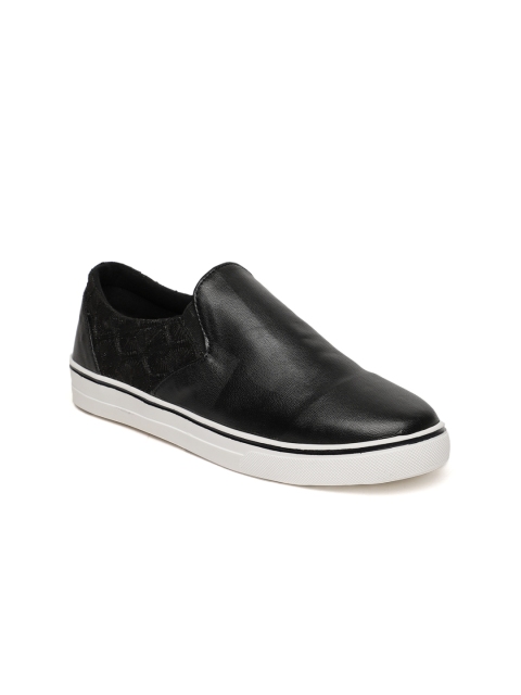 

Lavie Women Black Slip-On Sneakers