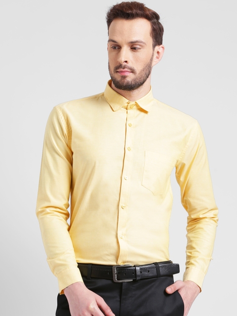 

Being Fab Men Yellow Smart Regular Fit Solid Formal Shirt