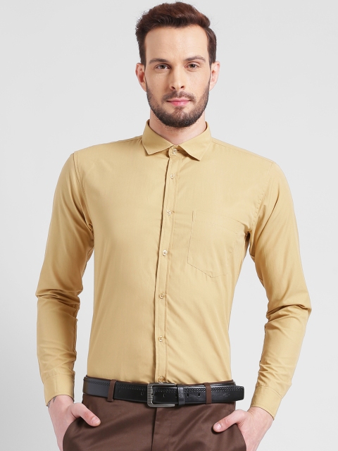

Being Fab Men Brown Smart Regular Fit Solid Formal Shirt
