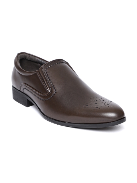 

San Frissco Men Coffee Brown Semiformal Slip-Ons