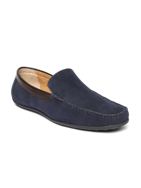 

San Frissco Men Navy Driving Shoes, Navy blue