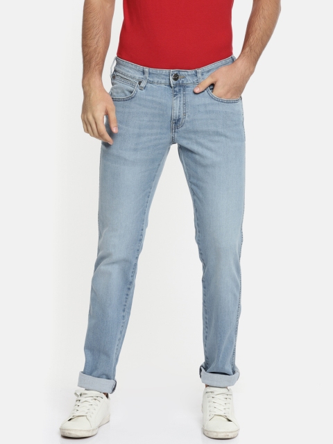 

Wrangler Men Blue Skanders Slim Fit Low-Rise Clean Look Stretchable Jeans