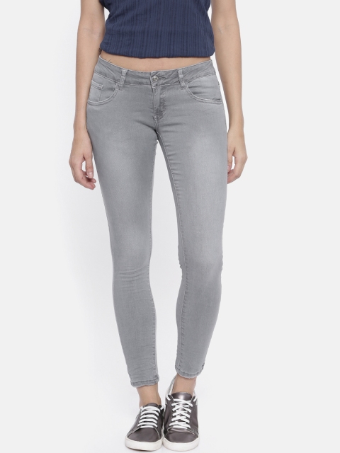 

Deal Jeans Women Grey Skinny Fit Mid-Rise Clean Look Stretchable Jeans