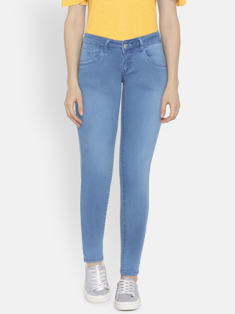 

Deal Jeans Women Blue Skinny Fit Mid-Rise Clean Look Stretchable Jeans