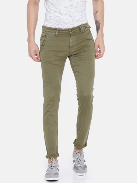 

Solly Jeans Co. Men Khaki Slim Fit Low-Rise Clean Look Stretchable Jeans
