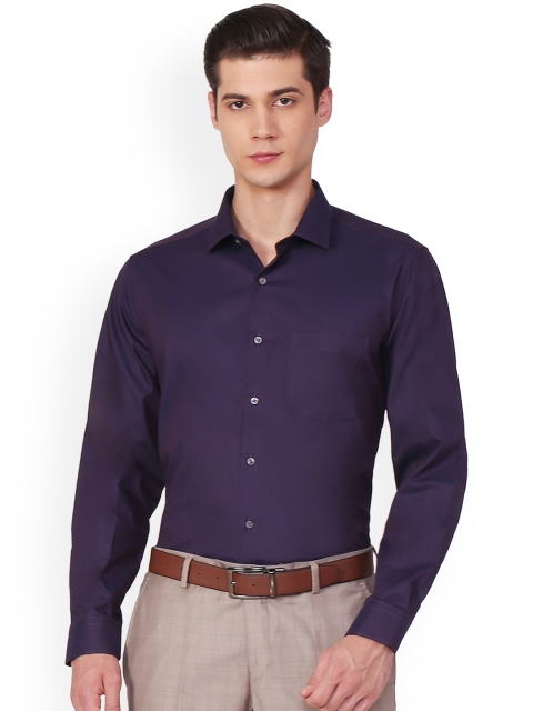 

Van Heusen Men Purple Regular Fit Solid Formal Shirt