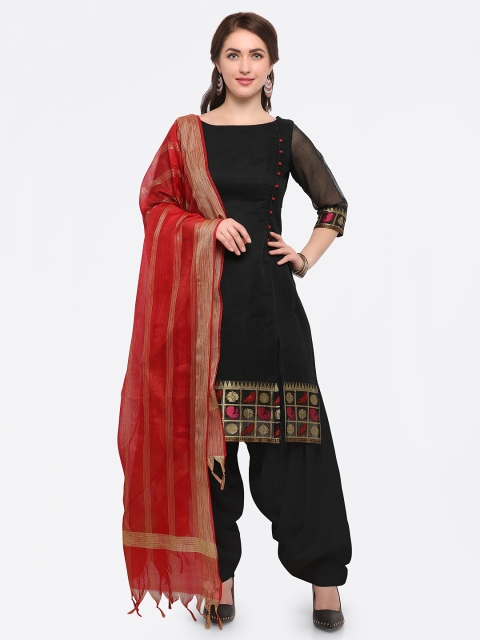 

Inddus Red Striped Dupatta