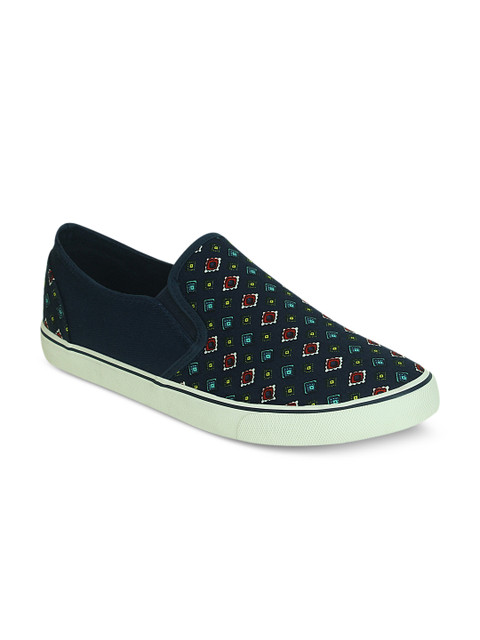 

Kielz Men Navy Blue Slip-On Sneakers
