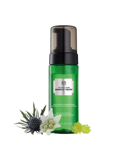 

THE BODY SHOP Unisex Drops of Youth Gentle Sustainable Foamwash 150ml, Green