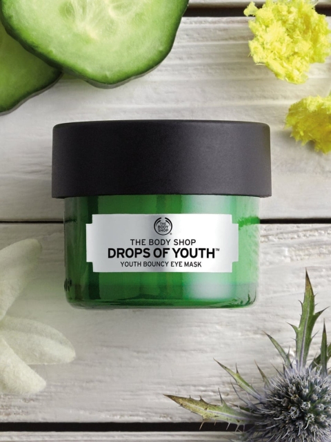 

THE BODY SHOP Unisex Drops of Youth Youth Bouncy Sustainable Eye Mask 20ml, Green