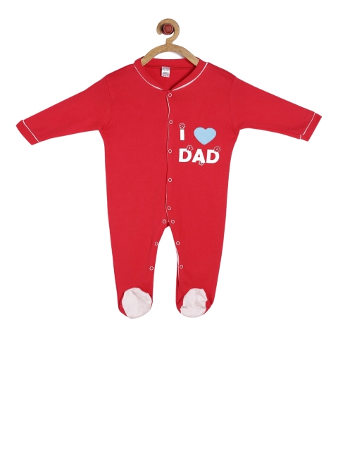 

GKIDZ Kids Red Printed Sleepsuit