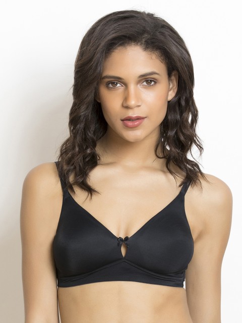 

Zivame Black Solid Non-Wired Non Padded T-shirt Bra ZI1130COREBLACK