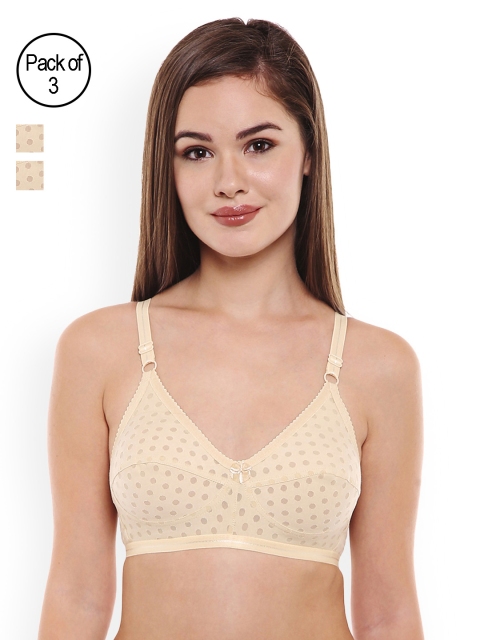 

Bodycare Pack of 3 Full Coverage Bras E1579SSS, Beige