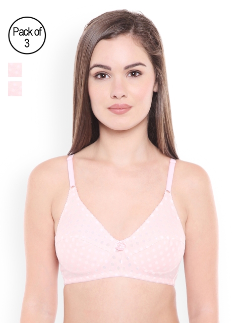 

Bodycare Pack of 3 Peach Bras E1506PIPIPI