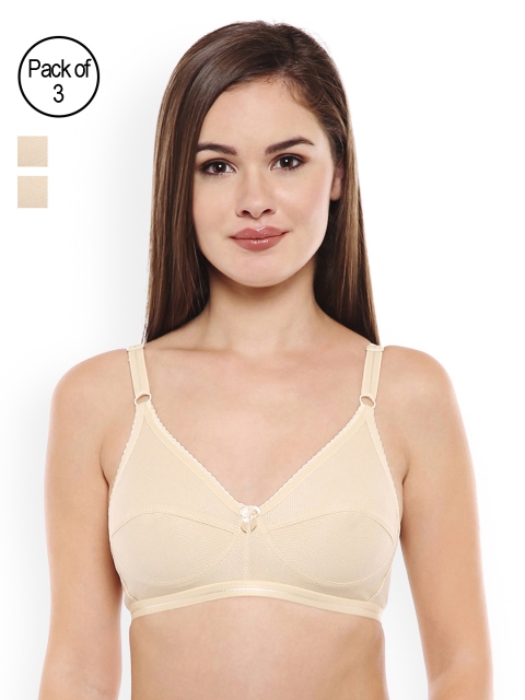 

Bodycare Pack of 3 Full Coverage Bras E1517SSS, Beige