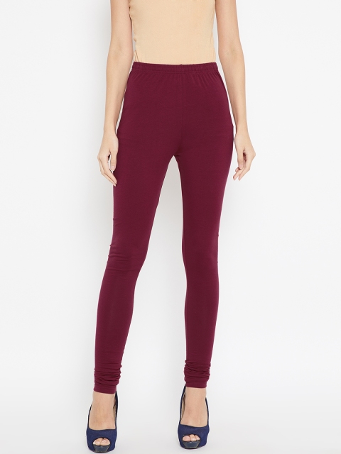 

Karigari Maroon Churidar Leggings