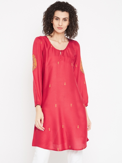 

Bronz Red Printed Tunic