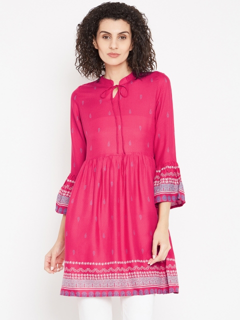 

Bronz Pink Printed Tunic