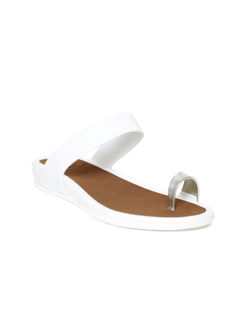 

Carlton London Women White Solid One Toe Flats
