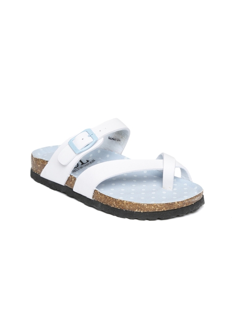 

Carlton London Women White Solid One Toe Flats
