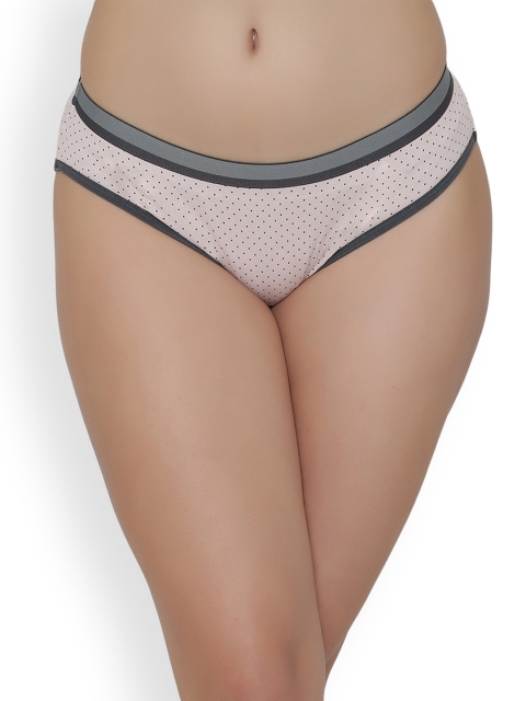 

Clovia Women Pink & Black Printed Hipster Brief PN2453P22XL