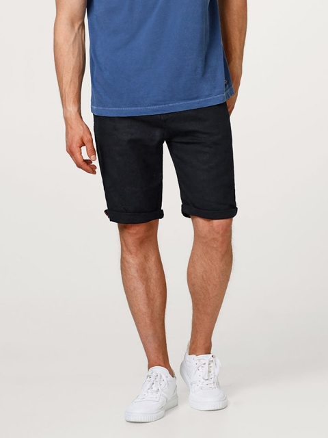 

ESPRIT Men Navy Blue Solid Slim Fit Regular Shorts