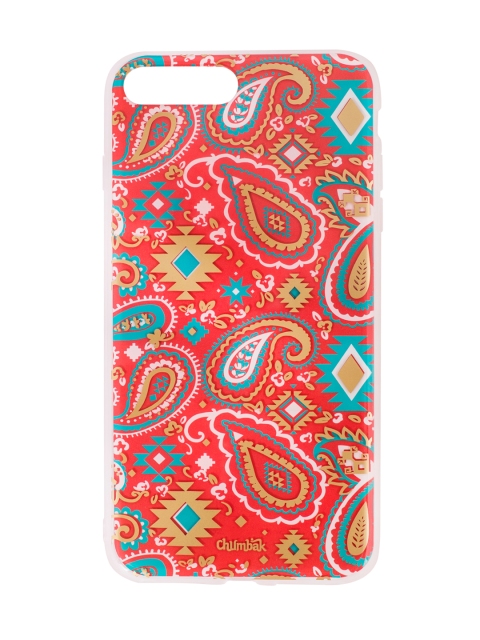 

Chumbak Red Paisley Fiesta iPhone 7 Plus Case