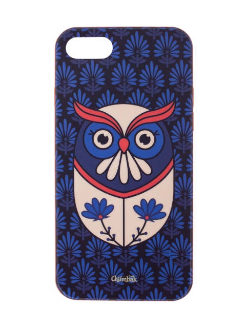

Chumbak Blue Mini Flower Owl iPhone 7 and SE Case