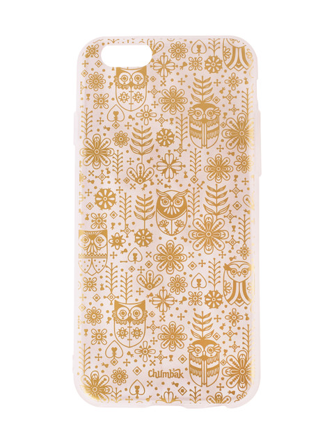 

Chumbak Gold-Toned & White Printed iPhone 6/6s Case