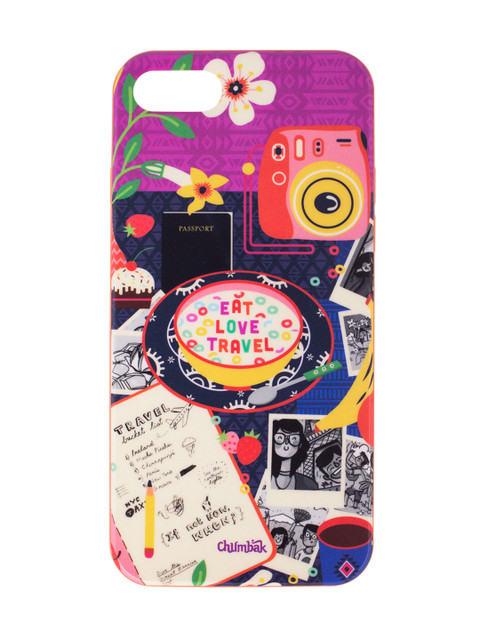 

Chumbak Multicoloured Printed iPhone 7 and SE Case, Multi