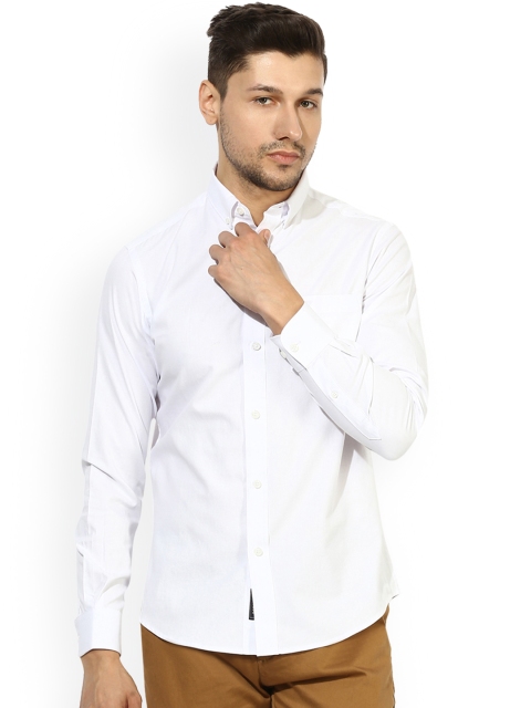 

Red Tape Men White Comfort Regular Fit Solid Casual Shirt